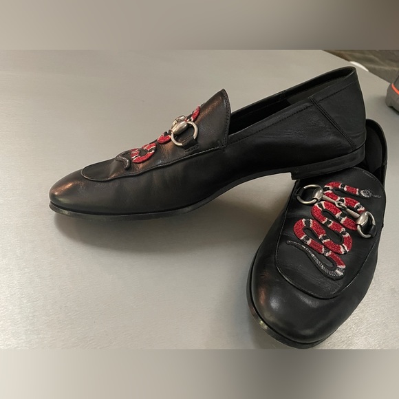 Gucci horse bit  snake loafers  7.5 Euro / 8 US (Authentic ) - Picture 5 of 16